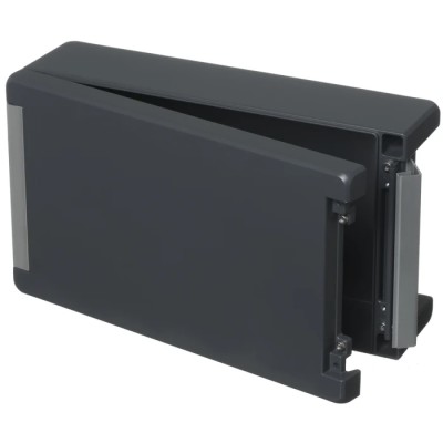 Bopla Bocube Alu Series Graphite Grey Grey Lid Aluminium Enclosure IP69 IP68 IP66 IK07 IK08 90 mm x 299 mm x 173 00116334