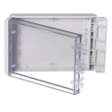 Bopla Bocube Series Light Grey Transparent Lid Polycarbonate Enclosure, IP68 IP66 IK07 40mm x 96024245 B 181304 PC-V0-G-7035