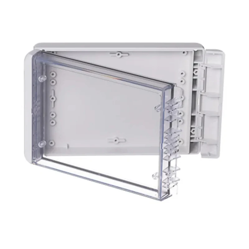 Bopla Bocube Series Light Grey Transparent Lid Polycarbonate Enclosure, IP68 IP66 IK07 40mm x 96024245 B 181304 PC-V0-G-7035