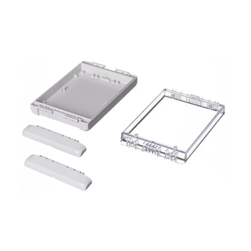 Bopla Bocube Series Light Grey Transparent Lid Polycarbonate Enclosure, IP68 IP66 IK07 40mm x 96024245 B 181304 PC-V0-G-7035