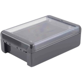 Bopla Bocube Series Graphite Grey Transparent Lid Polycarbonate Enclosure IP66 IP68 IK07 60 96024224 B 181306 PC-V0-G-7024