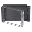 Bopla Bocube Series Graphite Grey Transparent Lid Polycarbonate Enclosure IP66 IP68 IK07 60 96024224 B 181306 PC-V0-G-7024