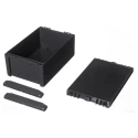 Bopla Bocube Series Graphite Grey Grey Lid ABS Enclosure IP66, IP68 Protection 120mm x 271mm x 96036364 B 261712 ABS-7024