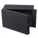Bopla Bocube Series Graphite Grey Grey Lid ABS Enclosure IP66, IP68 Protection 120mm x 271mm x 96036364 B 261712 ABS-7024