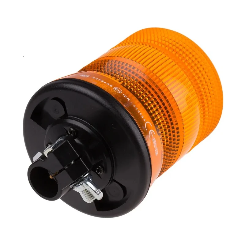 RS PRO Amber Beacon 3V DC Flashing Single Point DIN Rail Flexi DIN Magnetic LED Bulb IP56 907-6019