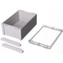 Bopla Bocube Series Light Grey Transparent Lid Polycarbonate Enclosure IP66 IP68 IK07 120 mm 96026365 B 261712 PC-V0-G-7035