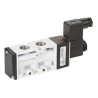 RS PRO Pneumatic Solenoid Valve 5/2 Function, 24V DC, Single Solenoid, 8 bar Pressure 907-6390