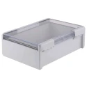 Bopla Bocube Series Light Grey Transparent Lid Polycarbonate Enclosure IP66 IP68 IK07 120 mm 96027665 B 273612 PC-V0-G-7035