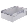 Bopla Bocube Series Light Grey Transparent Lid Polycarbonate Enclosure IP66 IP68 IK07 120 mm 96027665 B 273612 PC-V0-G-7035