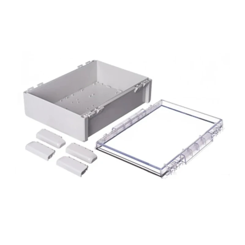 Bopla Bocube Series Light Grey Transparent Lid Polycarbonate Enclosure IP66 IP68 IK07 120 mm 96027665 B 273612 PC-V0-G-7035