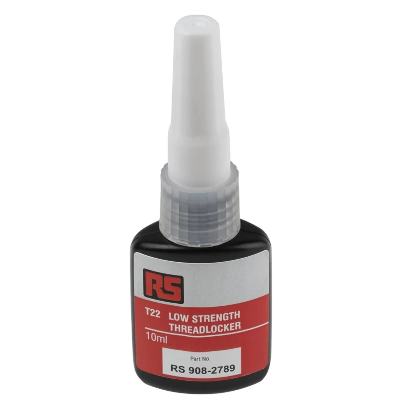 RS PRO Threadlocking Adhesive T22 Purple, Low Strength, 10 ml Bottle, 12 h Cure Time 908-2789