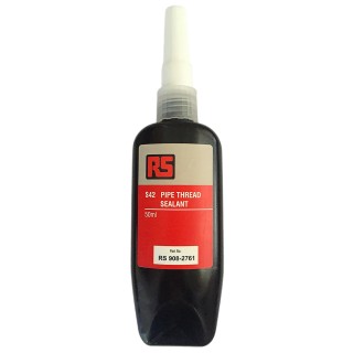 RS PRO Anaerobic Pipe Thread Sealant Liquid 50 ml Tube High Strength Vibration Proof RS S42 PIPE 908-2761