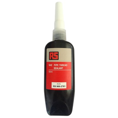RS PRO Anaerobic Pipe Thread Sealant Liquid 50 ml Tube High Strength Vibration Proof RS S42 PIPE 908-2761
