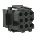 Souriau Sunbank by Eaton SMS Female Connector Housing 5.08 mm Pitch 9 Way 3 Row Straight SMS9R1