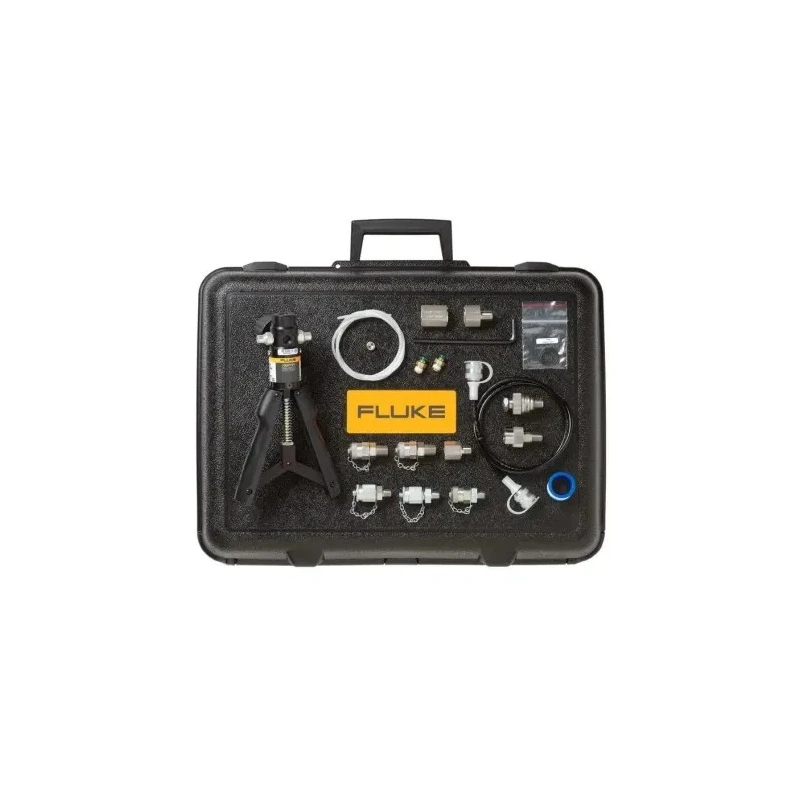 Fluke Pneumatic Hand Pressure Pump Kit, 40 bar Maximum Pressure, 1/4 inch NPT Male Connection, 316 FLK-700PTPK2/APAC