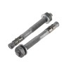 RS PRO Carbon Steel Galvanised Through Anchor Bolt M10 x 100 mm 908-6690