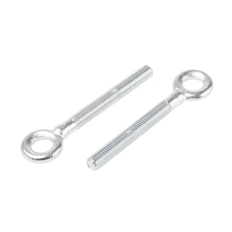 RS PRO Carbon Steel Forged Eye Anchor Bolt M10 Threaded, 108 mm Length, Zinc Plated 908-6785