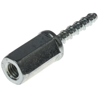 RS PRO Carbon Steel Anchor Bolt M8 x 40 mm Zinc Plated 6 mm Drill Diameter 908-6753