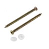 RS PRO Carbon Steel Zinc Plated Concrete Screw Anchor M6 Thread Size 6mm Drill Diameter 100mm Length 908-6845