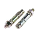 RS PRO Carbon Steel Shield Anchor M10 x 60 mm Zinc Plated Shield Anchor Projecting Bolt 908-6873