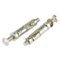 RS PRO Carbon Steel Shield Anchor Loose Bolt Thread Size M8 Length 50mm Drill Diameter 14 mm Zinc Plated 908-6905