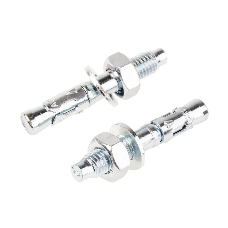 RS PRO Carbon Steel Zinc Plated Through Bolt Anchor M10 Thread Size 65 mm Length Passivated Zinc Plated 908-6961