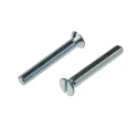 RS PRO Slot Countersunk Steel Machine Screw 25 mm M3.5 908-7396