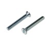 RS PRO Slot Countersunk Steel Machine Screw 25 mm M3.5 908-7396