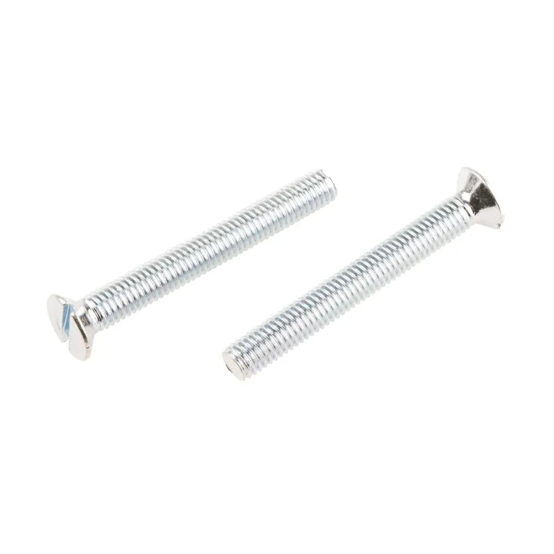 RS PRO Slot Countersunk Steel Machine Screw M5 40mm Passivated Zinc Plated 908-7429