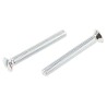 RS PRO Slot Countersunk Steel Machine Screw M5 40mm Passivated Zinc Plated 908-7429