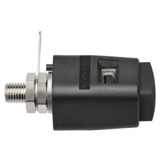 Schutzinger Black 6.2 mm Terminal Post, 70V, M6 Thread, 16A SDK 504 / SW