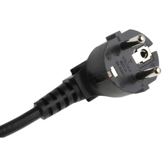 RS PRO Unterminated to CEE 7/3 Schuko Power Cord 2.5 m 250V 10A Black PVC 909-2184