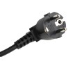 RS PRO Unterminated to CEE 7/3 Schuko Power Cord 2.5 m 250V 10A Black PVC 909-2184