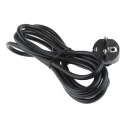 RS PRO Unterminated to CEE 7/3 Schuko Power Cord 2.5 m 250V 10A Black PVC 909-2184