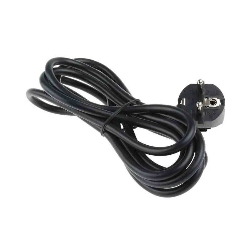 RS PRO Unterminated to CEE 7/3 Schuko Power Cord 2.5 m 250V 10A Black PVC 909-2184