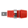 Schutzinger Red Female Banana Socket, 4 mm Connector, Tab Termination, 1kV, 32A, Nickel Plating SAB 7560 Ni / RT