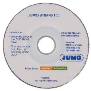 Jumo Software for Use with dTRANS T05 Programmable 2-Wire Transmitter 574959