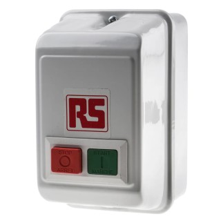 RS PRO Direct-On-Line Starter 1.5 kW 240V AC Single Phase IP55 Surface Mount 3 Poles 909-4098