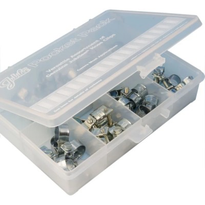 Jubilee Zinc Plated Mild Steel Hose Clip Kit 54 Pieces 8 Sizes PPJJMS