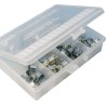 Jubilee Zinc Plated Mild Steel Hose Clip Kit 54 Pieces 8 Sizes PPJJMS