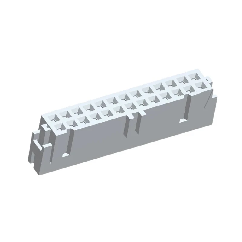 TE Connectivity 26-Way Shrouded IDC Connector Female for Cable, 2 Row, 500V AC, 1A, Gold over Nickel Plating 2-215915-6