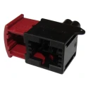 TE Connectivity Junior Power Timer Automotive Connector Female 2 Contacts Plug-in Crimp 30A Black 1-967239-1