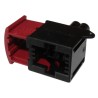 TE Connectivity Junior Power Timer Automotive Connector Female 2 Contacts Plug-in Crimp 30A Black 1-967239-1