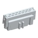 TE Connectivity 14-Way IDC Connector Female Cable Mount AMP-LATCH Series 500V AC 1A 2.54mm Pitch 1-215915-4