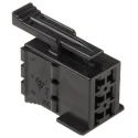 TE Connectivity Junior Power Timer Automotive Connector Female Black In-Line 6 Way Crimp Termination 929504-2
