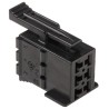 TE Connectivity Junior Power Timer Automotive Connector Female Black In-Line 6 Way Crimp Termination 929504-2