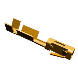 TE Connectivity AMPMODU MOD V Series Female Crimp Terminal 3A 24-20 AWG Gold Plated Phosphor Bronze 11.94mm Length 87309-9