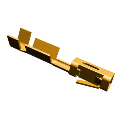 TE Connectivity AMPMODU MOD V Series Female Crimp Terminal 3A 24-20 AWG Gold Plated Phosphor Bronze 11.94mm Length 87309-9