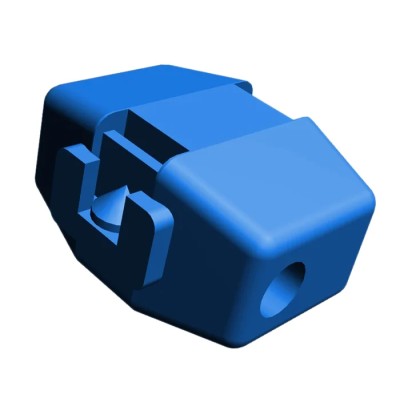 TE Connectivity ELECTRO-TAP Open Barrel Splice Connector Blue Insulated Tin Brass Contact 16 AWG 35mm 171404-1