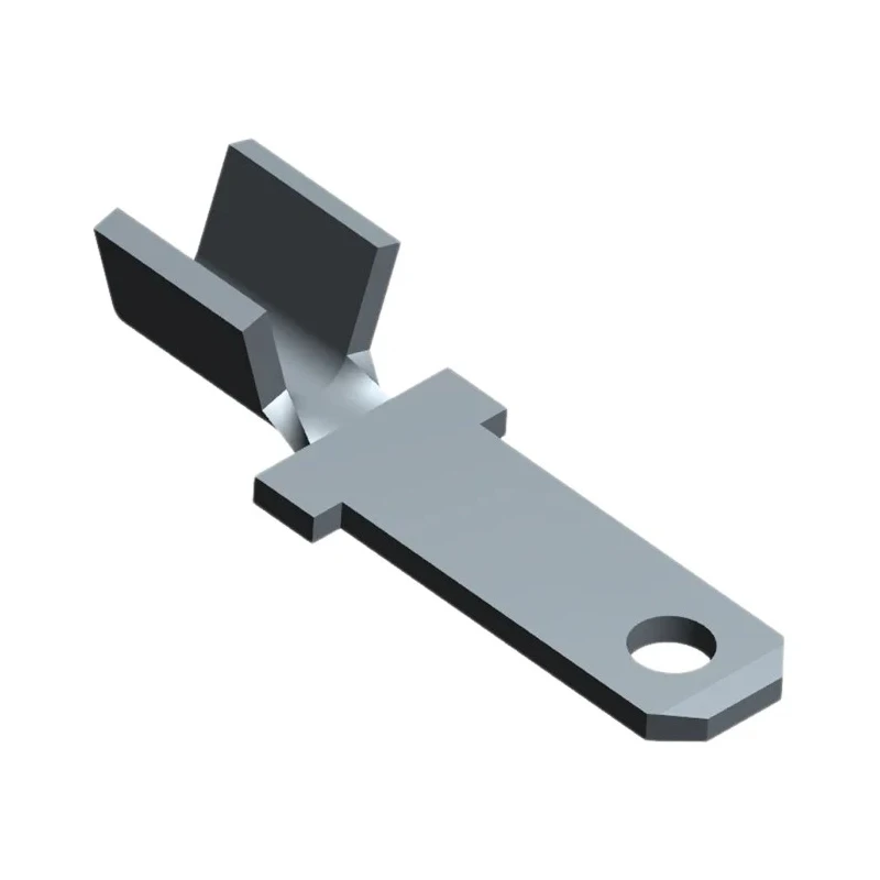 TE Connectivity FASTON .110 Black Uninsulated Male Spade Connector Crimp 2.79 x 0.51 mm Tab Size 22 AWG to 18 AWG 62122-1